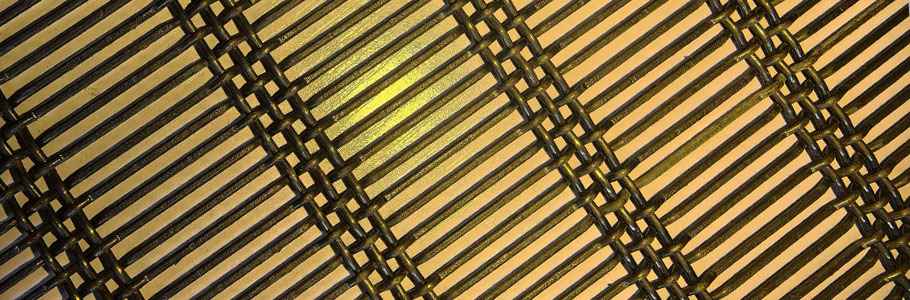 編織篩網(wǎng)軋花：選礦/化工/糧食分級過濾，耐磨防堵孔